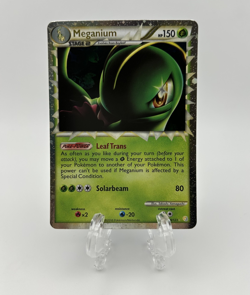 Meganium Prime 109/123 Reverse Holo *LP* Pokemon 2010 - Image 1