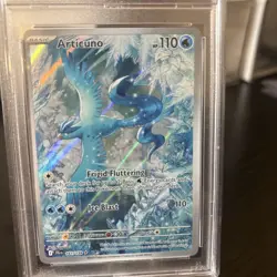 2025 POKEMON JTG EN-JOURNEY TOGETHER ILLUSTRATION RARE #161 ARTICUNO PSA 9 - Image 4