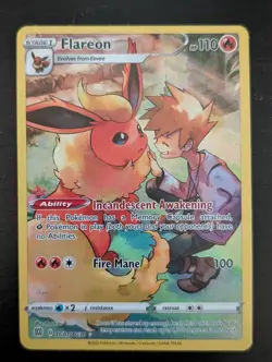 Pokemon TCG Flareon Brilliant Stars Trainer Gallery TG01/TG30 MINT - Image 1