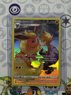 Pokemon TCG Flareon TG01/TG30 Trainer Gallery Card Brilliant Stars - Image 1