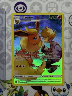 Pokemon TCG Flareon TG01/TG30 Trainer Gallery Card Brilliant Stars - Image 2