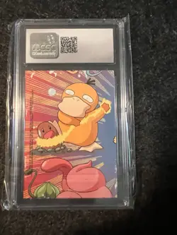 Pokemon Topps Series 2 Pikachu Stick-On-Card CGC 5 - Image 2