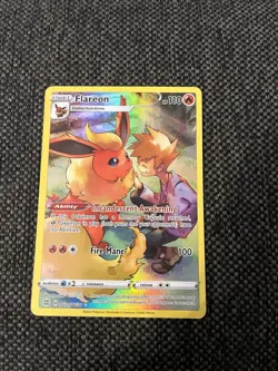 Pokemon TCG Flareon Trainer Gallery Card TG01/TG30 Brilliant Stars Near Mint - Image 1