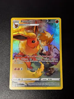 Pokemon TCG Flareon TG01/TG30 Trainer Gallery Card Brilliant Stars NM - Image 1