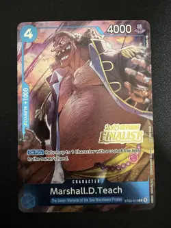 Marshall.D.Teach (Offline Regional 2023) [Finalist] ST03-014 - One Piece - NM - Image 1