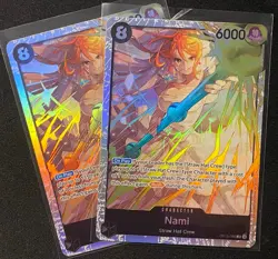 2x One Piece TCG - Nami SR - OP15-086 - Adventure On Kami’s Island OP15 In Hand - Image 1