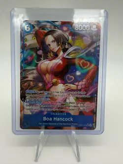 Bandai Boa Hancock One Piece CCG EB03-026 Special Foil Character Extra Booster - Image 1