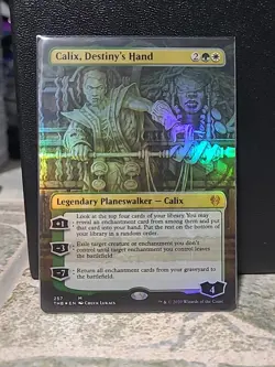 Calix, Destiny's Hand (Borderless) FOIL Theros Beyond Death NM CARD ABUGames - Image 1
