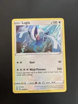 Pokemon Card Rare Holo Foil Lugia 132/185 Eng Near Mint - Image 1