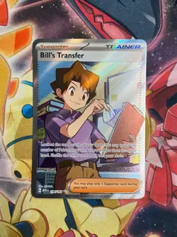 Pokemon Card - Bill's Transfer Scarlet and Violet 151 194/165 Ultra Rare SV Holo - Image 1