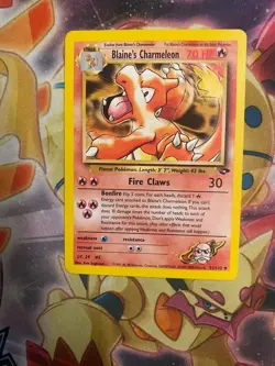Pokemon Card - Blaine's Charmeleon Gym Challenge 31/132 Uncommon LP - Image 1