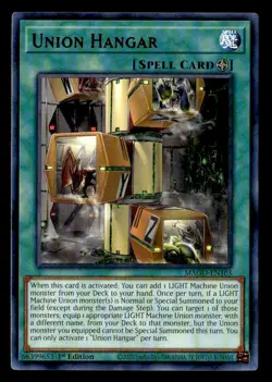 YuGiOh Maximum Gold - #MAGO-EN103 Union Hangar - Rare, 1st Edition - Image 1