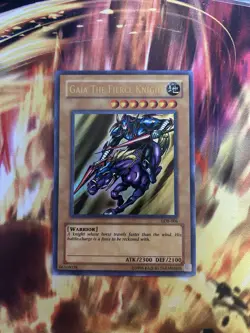 Yugioh - Gaia The Fierce Knight LOB-006 Unlimited - The Legend of Blue Eyes - Image 1