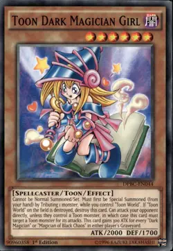 Toon Dark Magician Girl 1st Ed Common DPBC-EN044 Yu-Gi-Oh! - Image 1