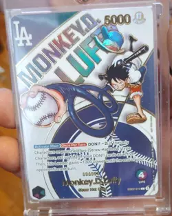 ONE PIECE-- Luffy x Dodgers--Foil Alternate Art EB02-010 CCG - Image 1