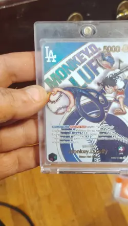 ONE PIECE-- Luffy x Dodgers--Foil Alternate Art EB02-010 CCG - Image 5