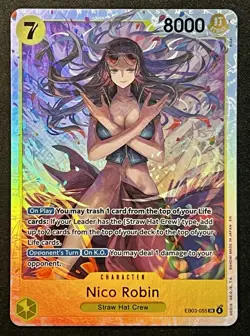 Nico Robin (055) EB03-055 SR Extra Booster: One Piece Heroines Edition Foil - Image 1
