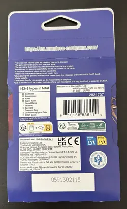 One Piece OP-14 The Azure Sea’s Seven Sleeved Booster Pack - Heavy (37.35g) -NEW - Image 3