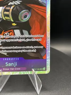 Sanji OP07-064 - One Piece TCG - SR Super Rare NM Near-Mint Foil English - Image 4