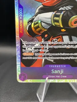 Sanji OP07-064 - One Piece TCG - SR Super Rare NM Near-Mint Foil English - Image 5