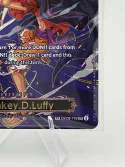 One Piece Monkey D. Luffy OP09-119 SP/SEC WILL MOST LIKELY 10! - Image 5