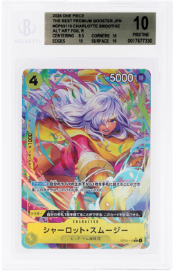 2024 One Piece the Best Premium Booster Japanese Charlotte Smoothie BGS 10 - Image 1