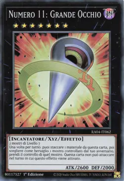 yu gi oh ita 1ed super rara ra04-it062 Numero 11: Grande Occhio - Image 1