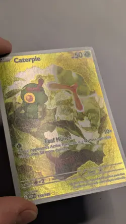 Caterpie 172/165 Illustration Rare Mint English Pokemon Scarlet & Violet 151 - Image 2