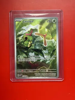 Pokemon Caterpie - 172/165 SV: Scarlet & Violet 151 Illustration Rare card NM - Image 1