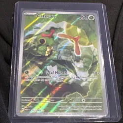 Pokemon Caterpie - 172/165 SV: Scarlet & Violet 151 Illustration Rare card NM - Image 1