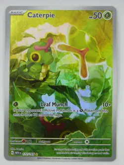 Pokemon Cards Caterpie 172/165 Scarlet and Violet 151 Illustration Rare NM - Image 1