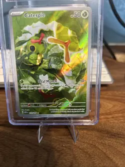 Caterpie 172/165 Scarlet & Violet Illustration Rare CGC Pristine 10 Pokemon 151 - Image 4