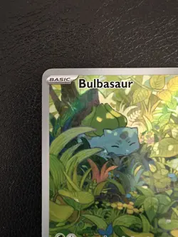 Pokemon Card - Bulbasaur 166/165 Illustration Rare - S&V 151 English - NM {145} - Image 3