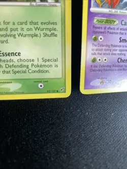 Pokemon TCG Wurmple EX Deoxys Holo Card 82/107 Dustox 25/127 Platinum LP - Image 5