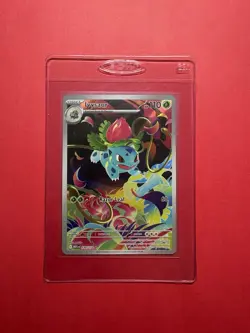 Pokemon TCG Ivysaur Card 134/132 Illustration Rare Mint Condition - Image 1