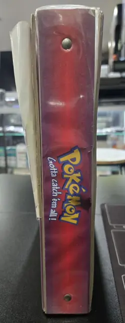 Vintage Pokemon Card Binder - 1999 - Gotta Catch Em All 3 Ring Binder W/Cards - Image 2