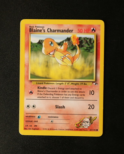 Pokemon Card TCG - Blaine's Charmander 61/132 - Gym Heroes - Common - LP ⭐ - Image 1