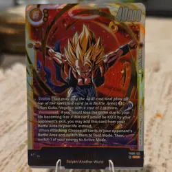 Bandai Dragon Ball Super Card Game Gogeta FB09-122 Battle SCR Evolve Holo - Image 1