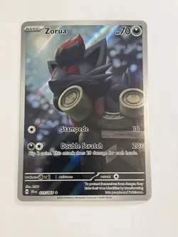 Zorua 075/064 Pokemon Shrouded Fable Illustration Rare Card Near Mint (NM)1 - Image 1