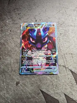 Pokemon Card Lucario VSTAR SWSH291 Black Star Promo Crown Zenit LP - Image 1