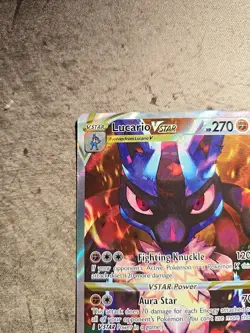 Pokemon Card Lucario VSTAR SWSH291 Black Star Promo Crown Zenit LP - Image 4