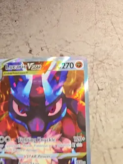 Pokemon Card Lucario VSTAR SWSH291 Black Star Promo Crown Zenit LP - Image 5