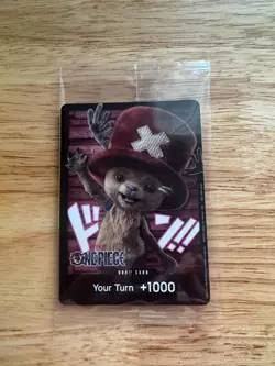 One Piece TCG Live Action Chopper DON!! Card Promo English Sealed 2026 - Image 1