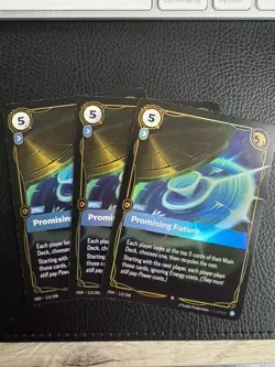Promising Future OGN 115/298 Rare Riftbound League of Legends 3 card playset - Image 1