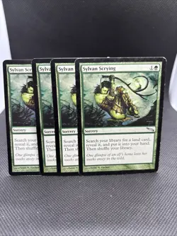 ***Sylvan Scrying X4***MTG Mirrodin - Image 1