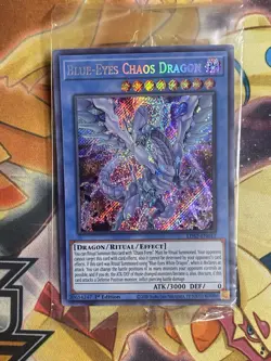 Blue-Eyes Chaos Dragon 1st Ed Secret Rare (LDS2-EN017) Sealed Promo NM Yugioh - Image 1