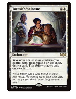 Tocasia's Welcome Commander: Tarkir Dragonstorm MTG - Image 1