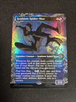 MTG Symbiote Spider-Man (Borderless) Marvel's Spider-Man Foil - Image 1