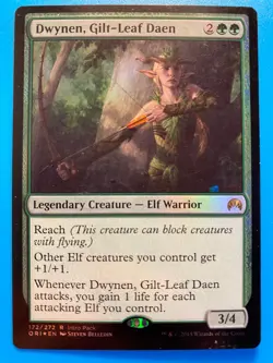 MTG 1x FOIL Dwynen, Gilt-Leaf Daen 172 Intro Pack Origins Magic Gathering x1 NM - Image 1