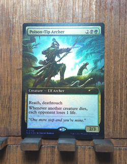 MTG😍 Poison-Tip Archer (Extended Art FOIL) Secret Lair Drop Series NM😘 - Image 1